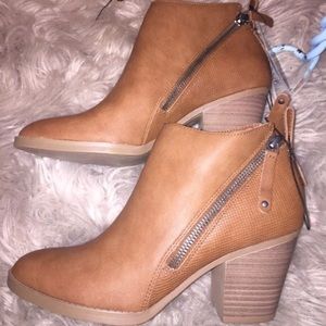 Brown booties